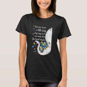 Camiseta Concienciación sobre el Autismo Elefantes Adorable