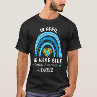 Camiseta Concienciación Sobre El Autismo En Abril Usamos Ma