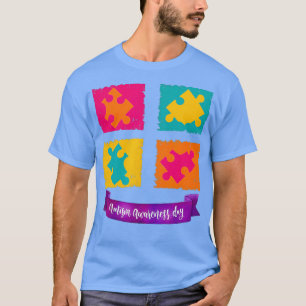 Camiseta Concienciación sobre el autismo en el Día Mundial 