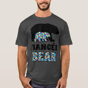 Camiseta Concienciación sobre el autismo en el oso fiancee