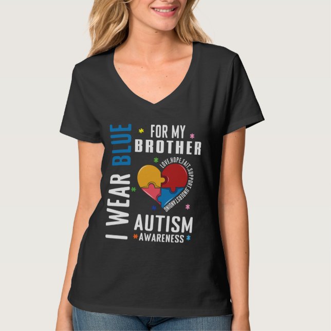 Camiseta Concienciación sobre el autismo especial de Heart  (Anverso)