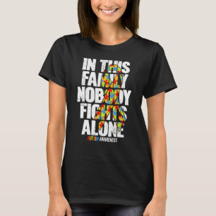 Camiseta Concienciación sobre el autismo: la familia apoya 
