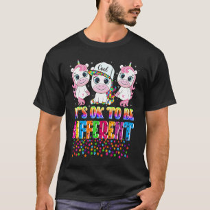 Camiseta Concienciación sobre el Autismo Lindo Unicornio Es