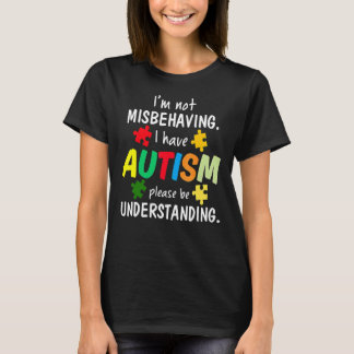 Camiseta Concienciación sobre el Autismo Niños No me estoy