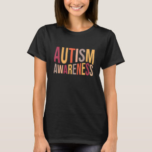 Camiseta Concienciación sobre el Autismo S Corazón Apoyo Me
