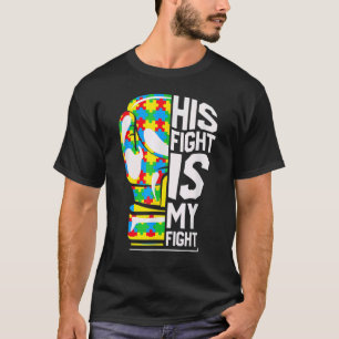 Camiseta Concienciación sobre el Autismo Su Lucha Es Mi Luc