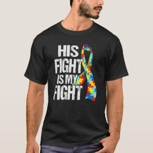 Camiseta Concienciación sobre el Autismo Su Lucha Es Mi Luc