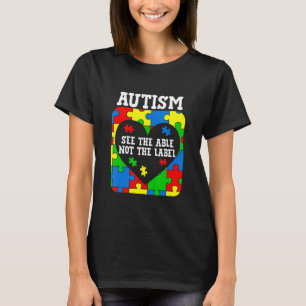 Camiseta Concienciación sobre el autismo Véase El Apoyo De 