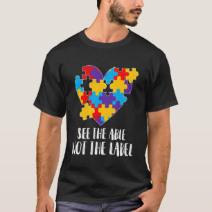 Camiseta Concienciación sobre el Autismo Ver lo Capaz No Et