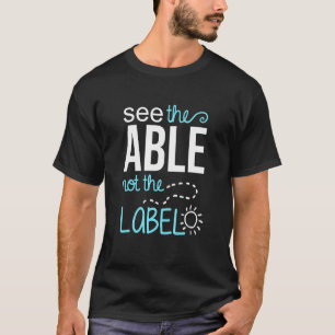 Camiseta Concienciación sobre el Autismo Ver lo Capaz No la