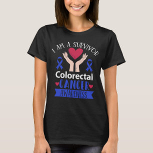 Camiseta Concienciación sobre el cáncer colorrectal Cánc
