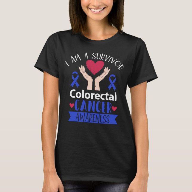 Camiseta Concienciación sobre el cáncer colorrectal Cáncer  (Anverso)