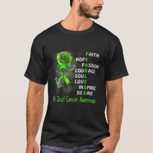 Camiseta Concienciación sobre el cáncer de cuello de úte