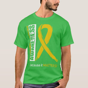 Camiseta Concienciación Sobre El Cáncer De Escala Porque Im