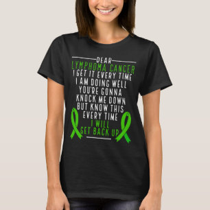 Camiseta Concienciación sobre el cáncer de linfoma recupere