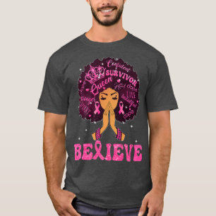 Camiseta Concienciación sobre el cáncer de mama Apoyo a la 