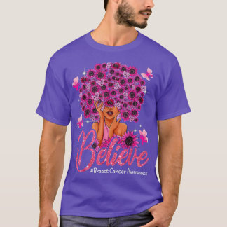 Camiseta Concienciación sobre el cáncer de mama Apoyo a la
