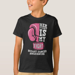 Camiseta Concienciación sobre el cáncer de mama Ayuda de fa