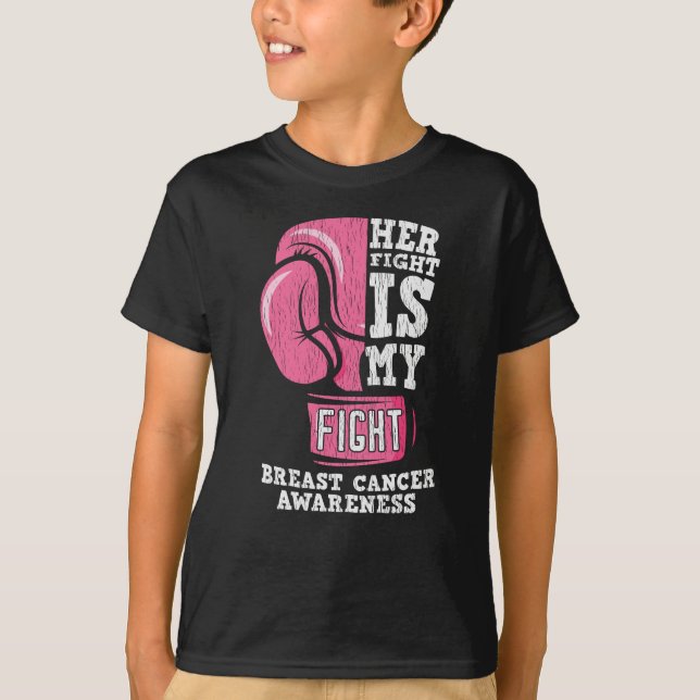 Camiseta Concienciación sobre el cáncer de mama Ayuda de fa (Anverso)