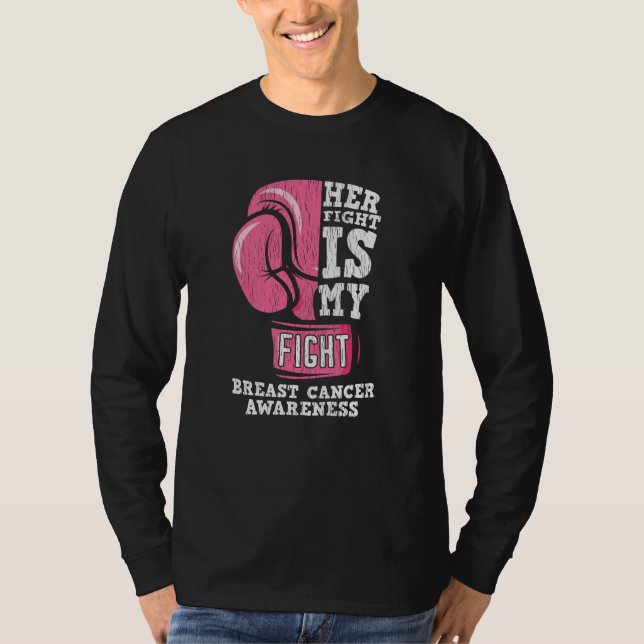 Camiseta Concienciación sobre el cáncer de mama Ayuda de fa (Anverso)