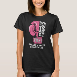 Camiseta Concienciación sobre el cáncer de mama Ayuda de fa
