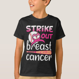Camiseta Concienciación sobre el cáncer de mama Béisbol Sof