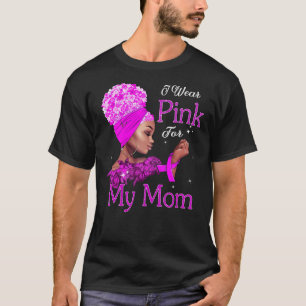 Camiseta Concienciación sobre el cáncer de mama Chica negro