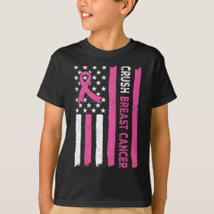 Camiseta Concienciación sobre el cáncer de mama Cinta rosa
