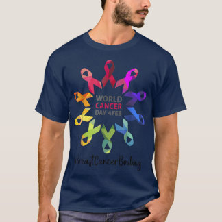Camiseta Concienciación sobre el cáncer de mama Día Mundial