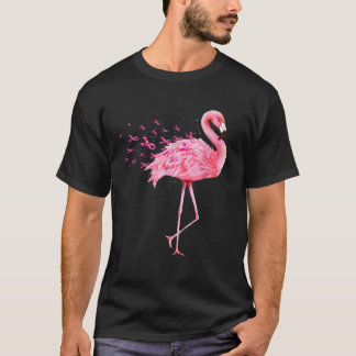 Camiseta Concienciación sobre el cáncer de mama en cinta ro
