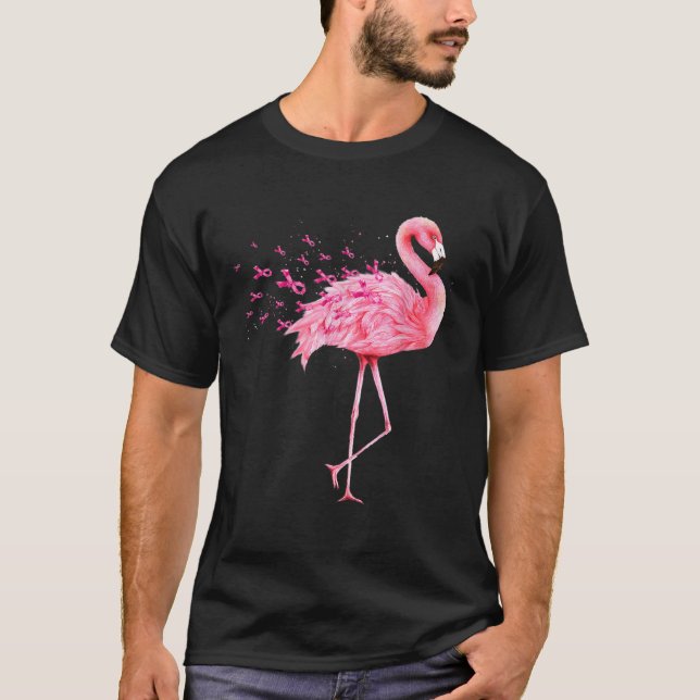 Camiseta Concienciación sobre el cáncer de mama en cinta ro (Anverso)