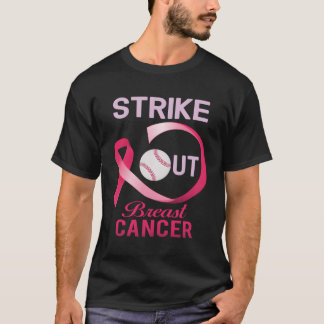 Camiseta Concienciación sobre el cáncer de mama en el béisb
