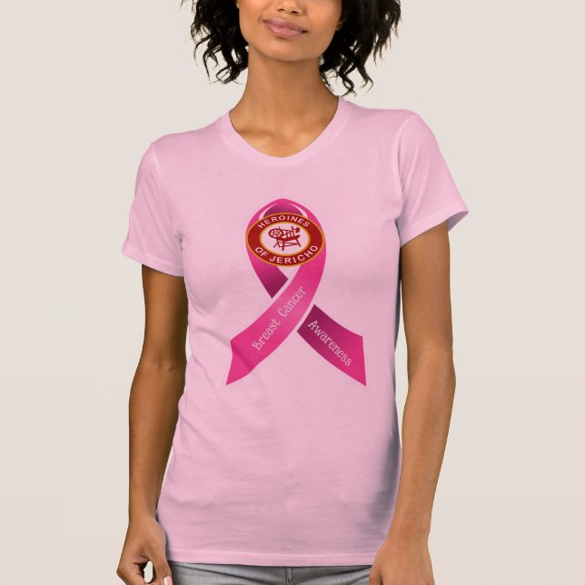 Camiseta Concienciación sobre el cáncer de mama en el HOJ (Anverso)