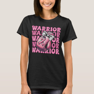 Camiseta Concienciación sobre el cáncer de mama en guerrero