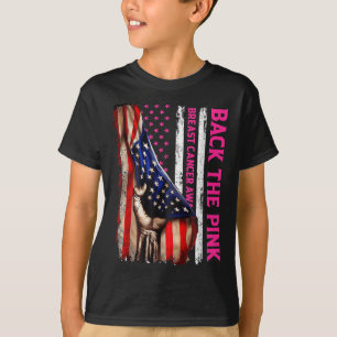 Camiseta Concienciación sobre el cáncer de mama en la caída