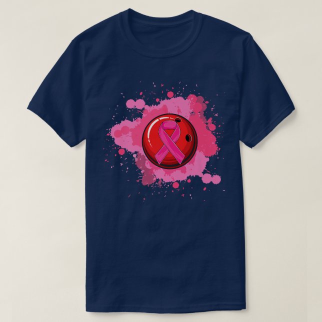 Camiseta Concienciación sobre el cáncer de mama en la cinta (Diseño del anverso)