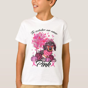 Camiseta Concienciación Sobre El Cáncer De Mama En Octubre 