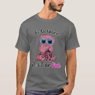 Camiseta Concienciación Sobre El Cáncer De Mama En Octubre