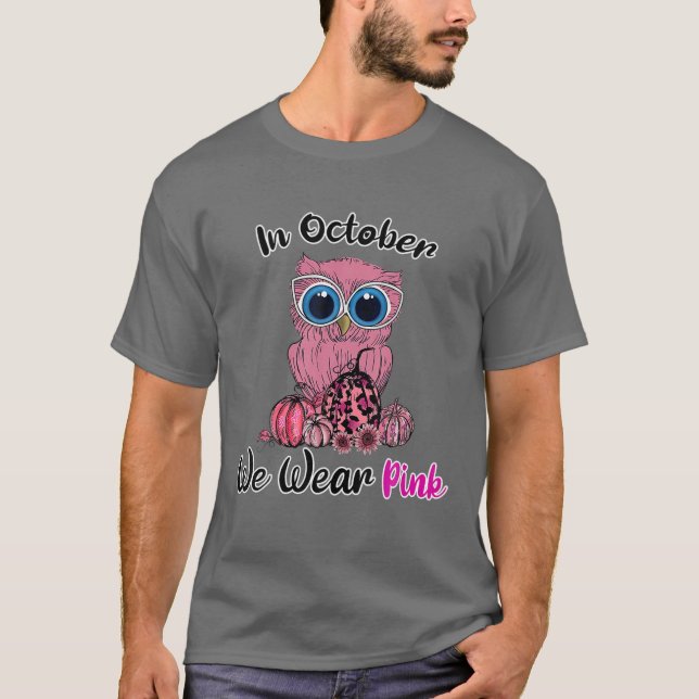 Camiseta Concienciación Sobre El Cáncer De Mama En Octubre  (Anverso)