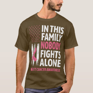 Camiseta Concienciación sobre el cáncer de mama Familia Apo