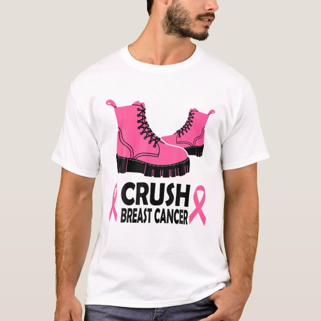 Camiseta Concienciación sobre el cáncer de mama machacar Ci (Anverso)