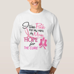 Camiseta Concienciación sobre el cáncer de mama Manga larga