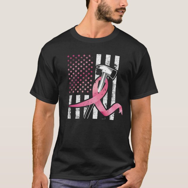 Camiseta Concienciación sobre el cáncer de mama para bomber (Anverso)
