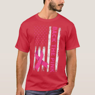 Camiseta Concienciación sobre el cáncer de mama rosa