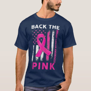 Camiseta Concienciación sobre el cáncer de mama rosa