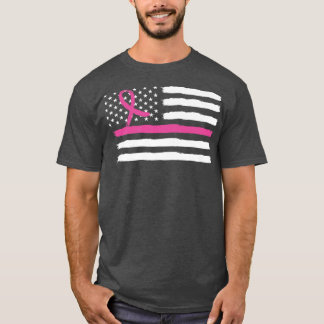 Camiseta Concienciación sobre el cáncer de mama rosa