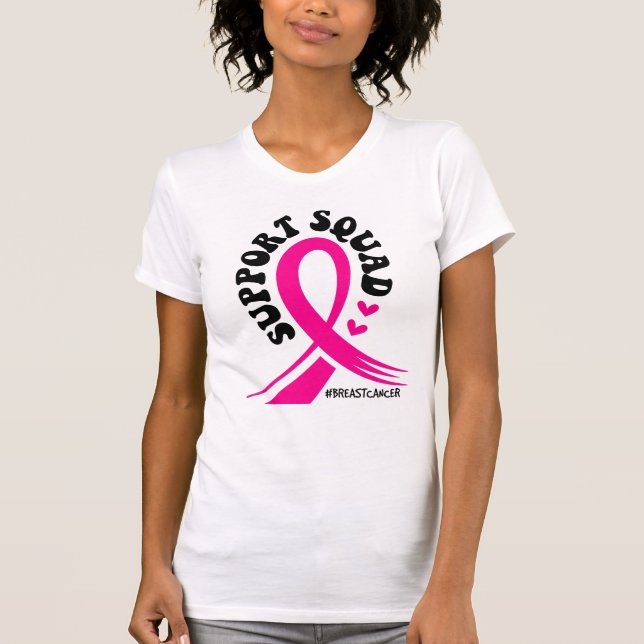 Camiseta Concienciación sobre el cáncer de mama Servicios m (Anverso)