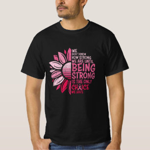 Camiseta Concienciación sobre el cáncer de mama Sólida Gira