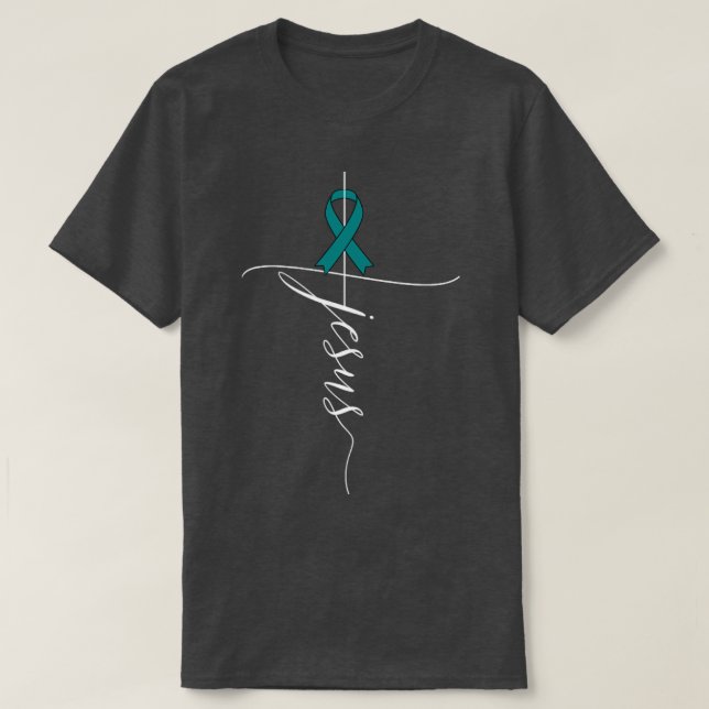 Camiseta Concienciación sobre el cáncer de ovario Jesús Reg (Diseño del anverso)