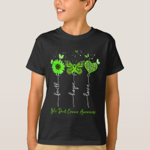 Camiseta Concienciación sobre el cáncer de piel biliar Fe E